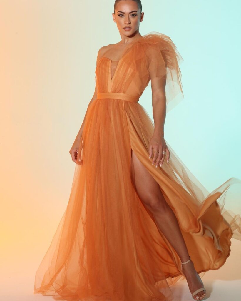 Vestido Escote Tul main image 0