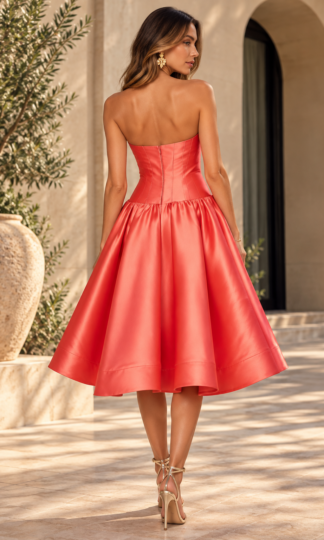 Escote pico corset corte A
