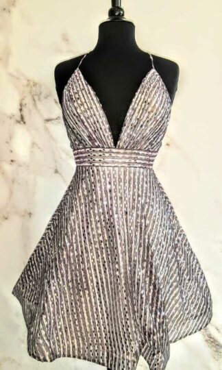 Vestido corto lentejuela tirantes ampon