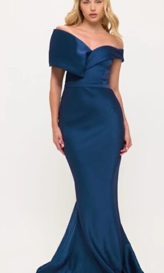 Off shoulder sirena escote cruzado