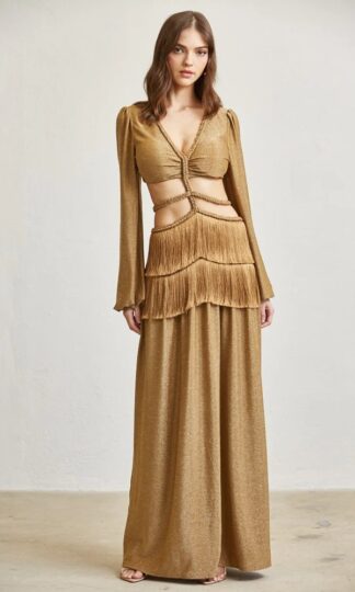 Manga larga cut out con barbitas