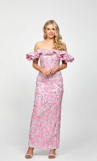 Sirena off shoulder brocado