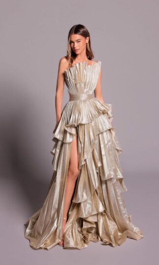 Strapless capas pierna abierta