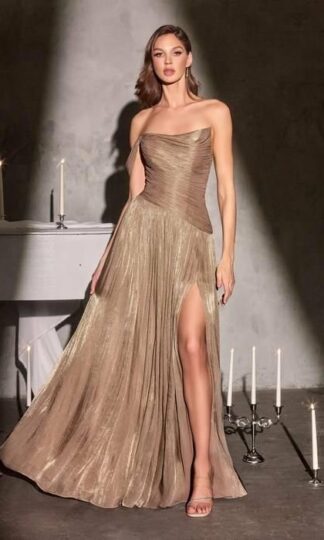 Una manga drapeado pierna abierta corset