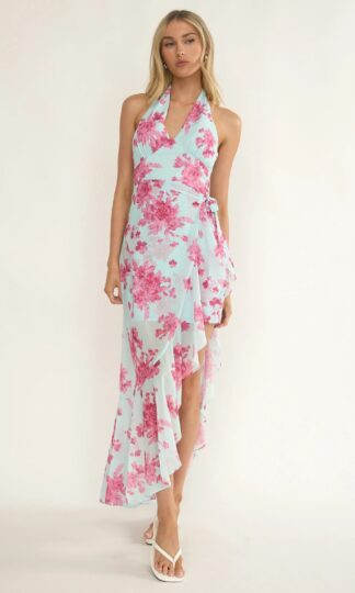 Mesh halter con estola