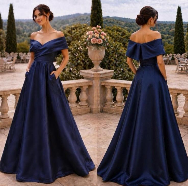OFF SHOULDER AZUL