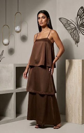 Tirante satin con capas